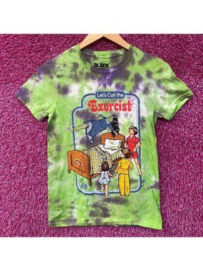 Black Matter Let's Call The Exorcist Tie Dye T-Shirt Extra Small